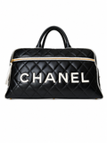 CHANEL LOGO BOSTON BAG