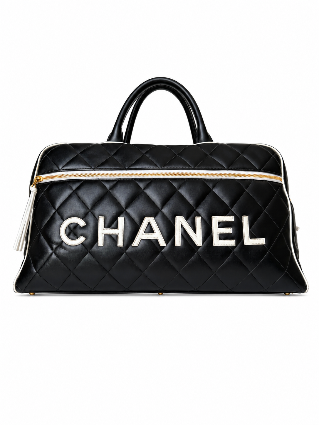 CHANEL LOGO BOSTON BAG