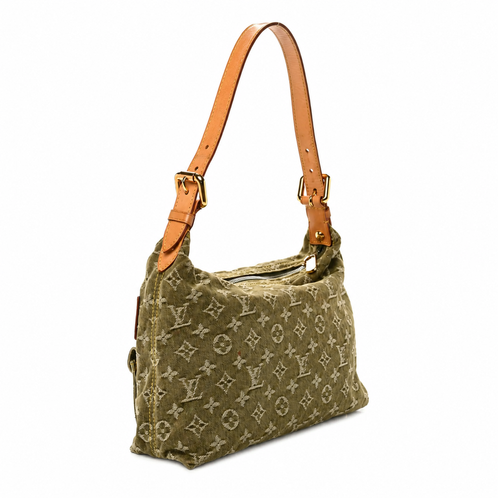 LOUIS VUITTON DENIM BAGGY PM SHOULDER BAG