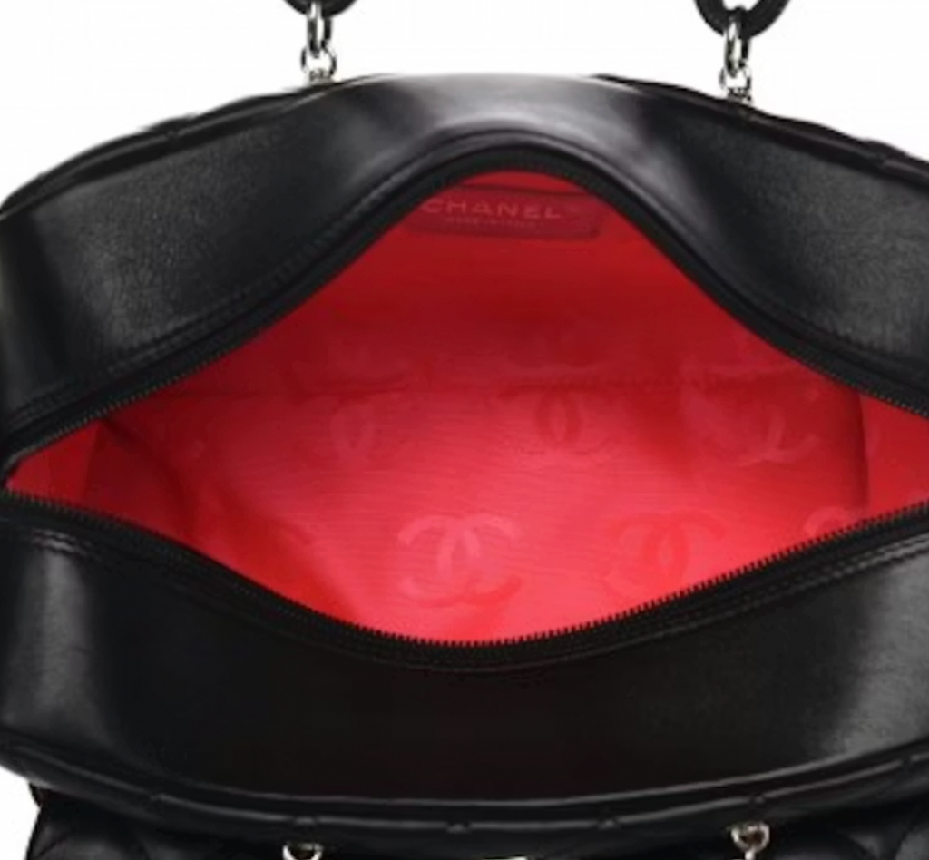 CHANEL BLACK CAMBON REPORTER BAG