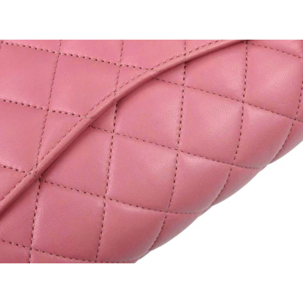 CHANEL PINK CLASSIC FLAP BAG