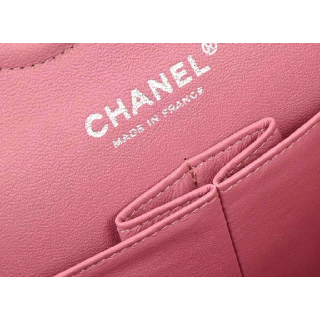CHANEL PINK CLASSIC FLAP BAG
