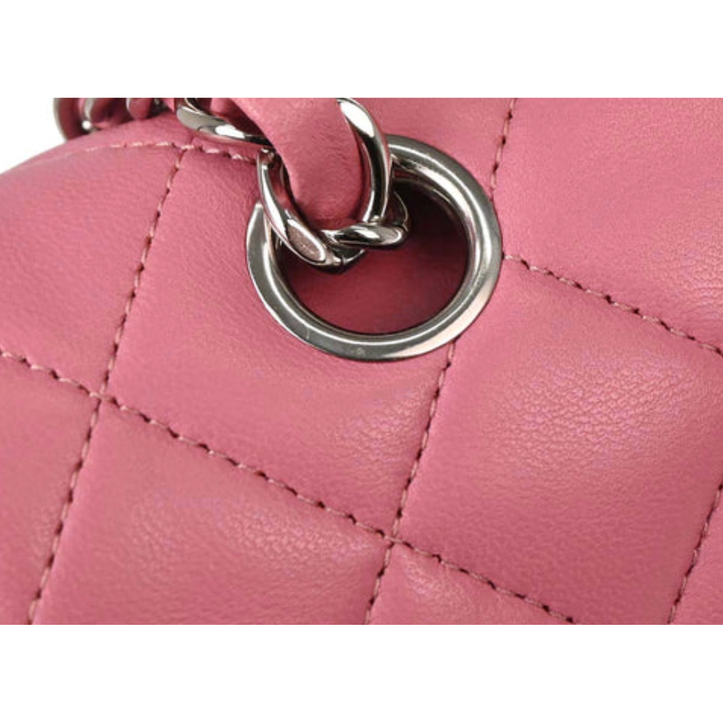 CHANEL PINK CLASSIC FLAP BAG