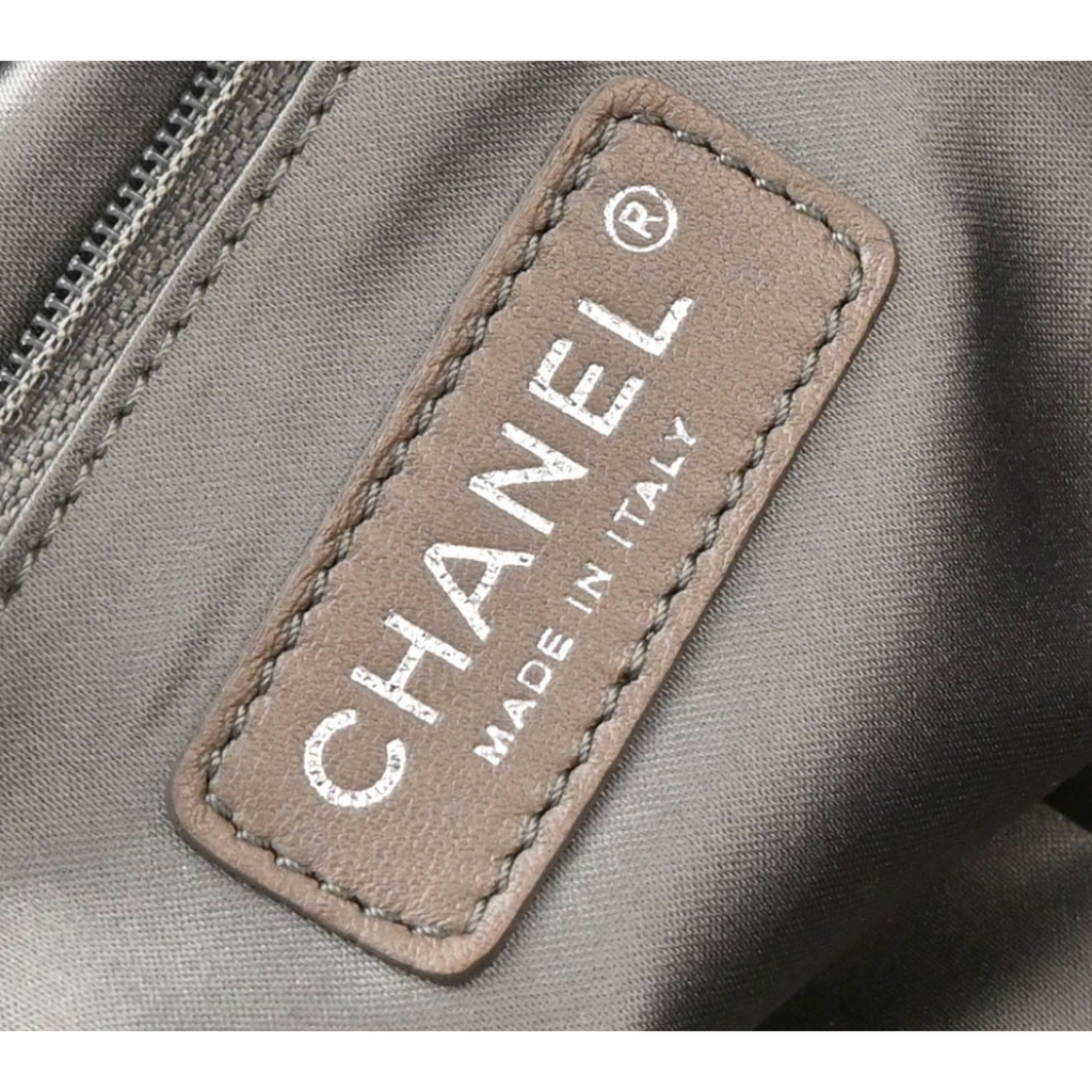 CHANEL BLACK FAUX FUR HOBO BAG