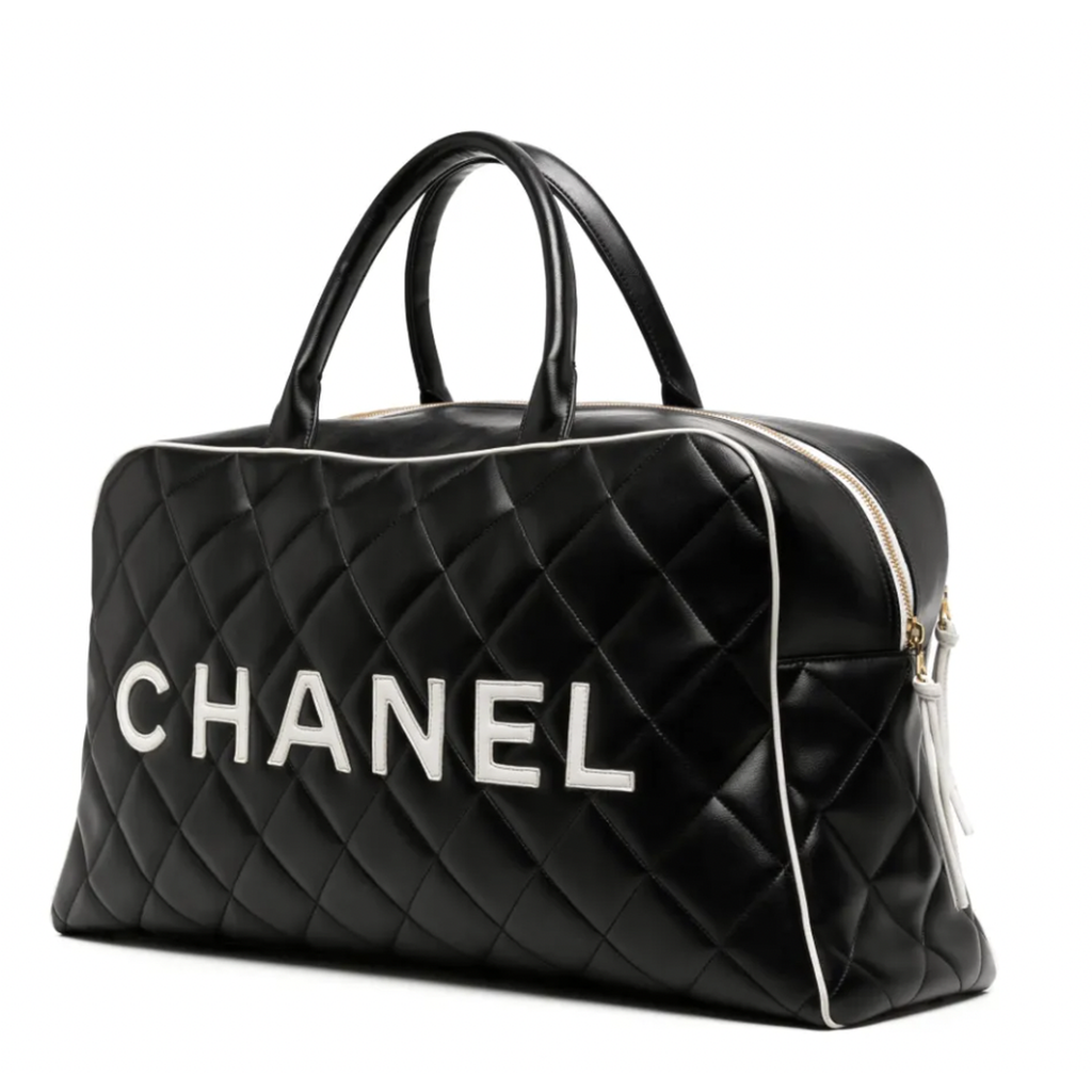 CHANEL LOGO BOSTON BAG
