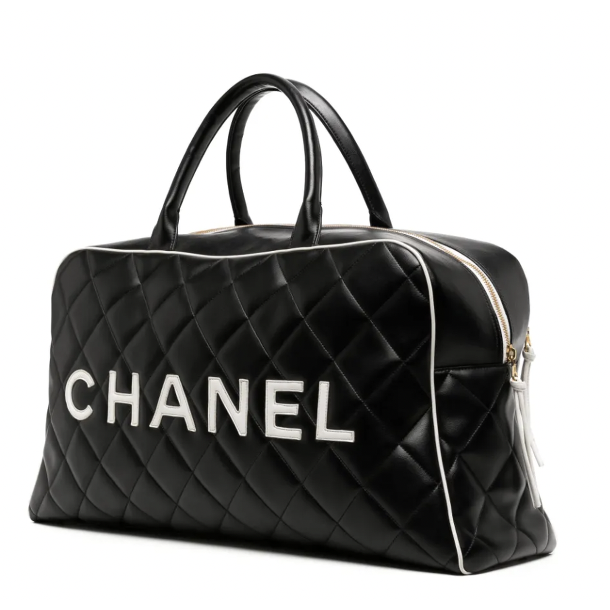 CHANEL LOGO BOSTON BAG
