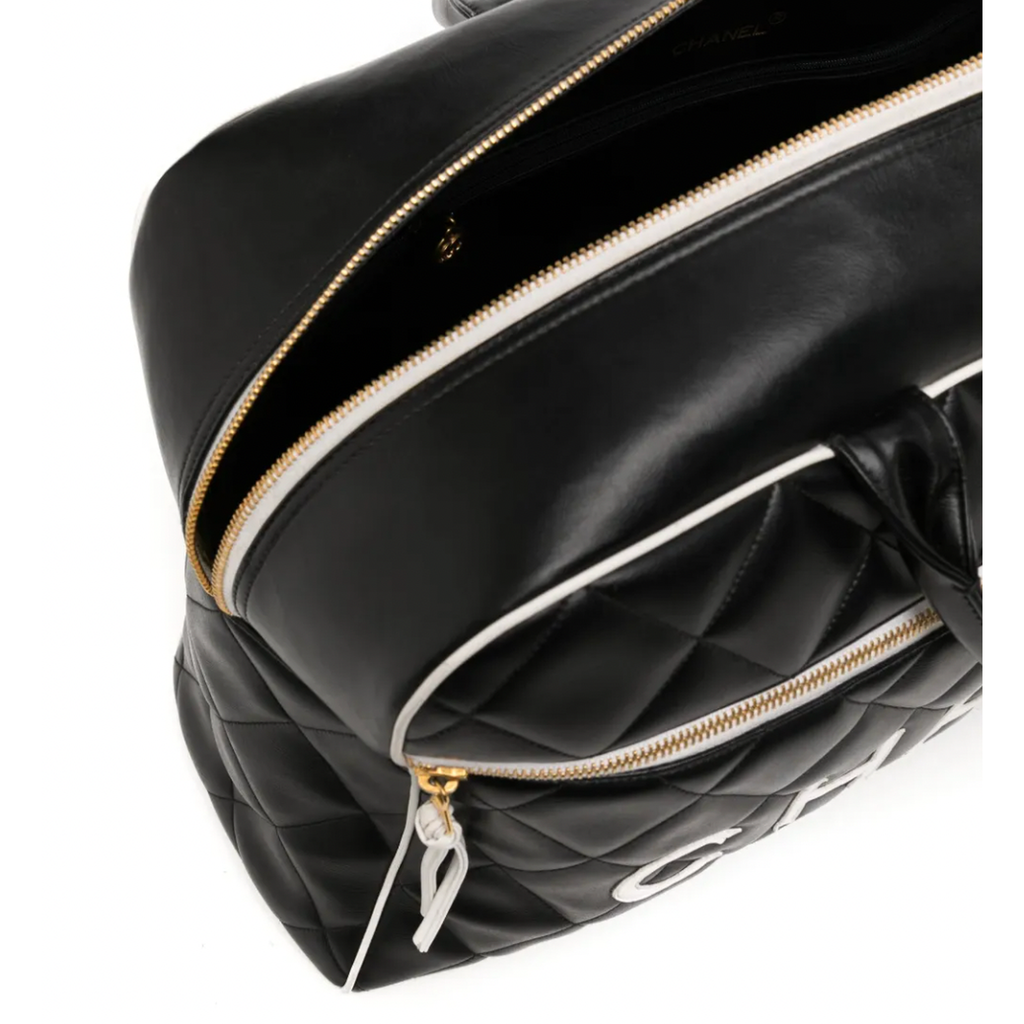 CHANEL LOGO BOSTON BAG
