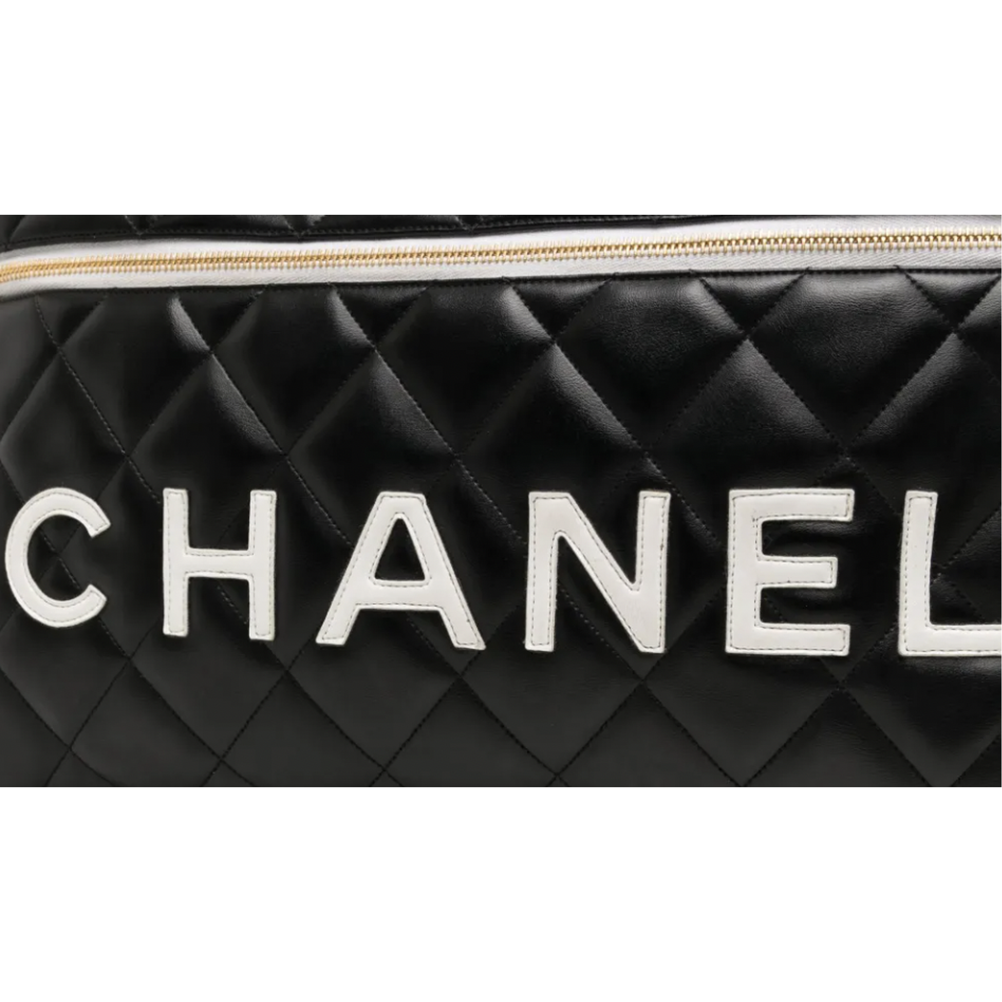 CHANEL LOGO BOSTON BAG